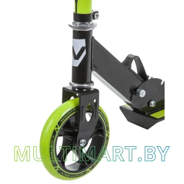 Самокат Novatrack Jungle Steel 145S.JUNGLE.BGN9 (черный/зеленый, 2019) картинка 4